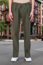 Pantalon Brooklyn Kaki : Coupe droite & Flow New-Yorkais