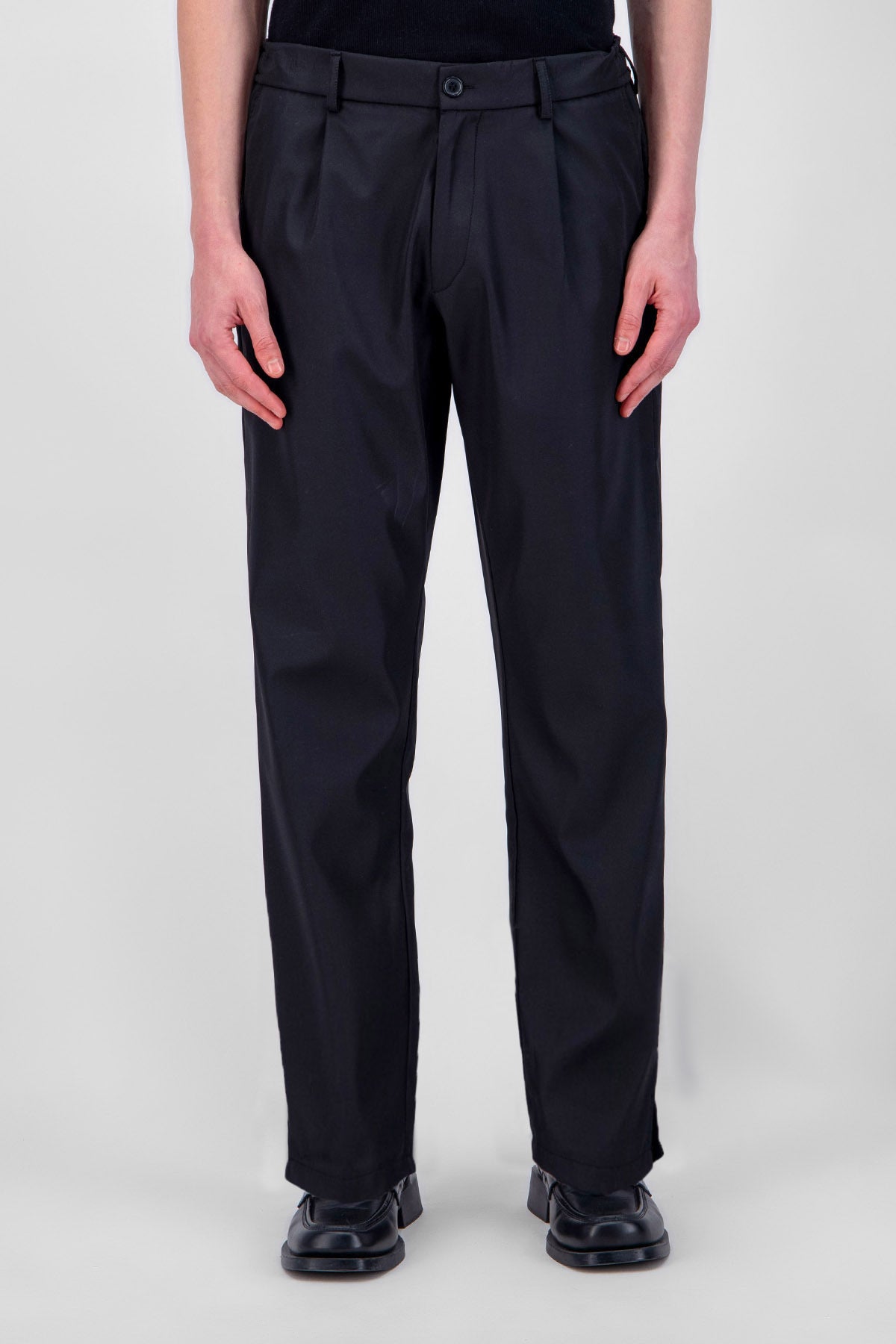 Pantalon Brooklyn Noir – Street Clean, Coupe droite & Flow New-Yorkais