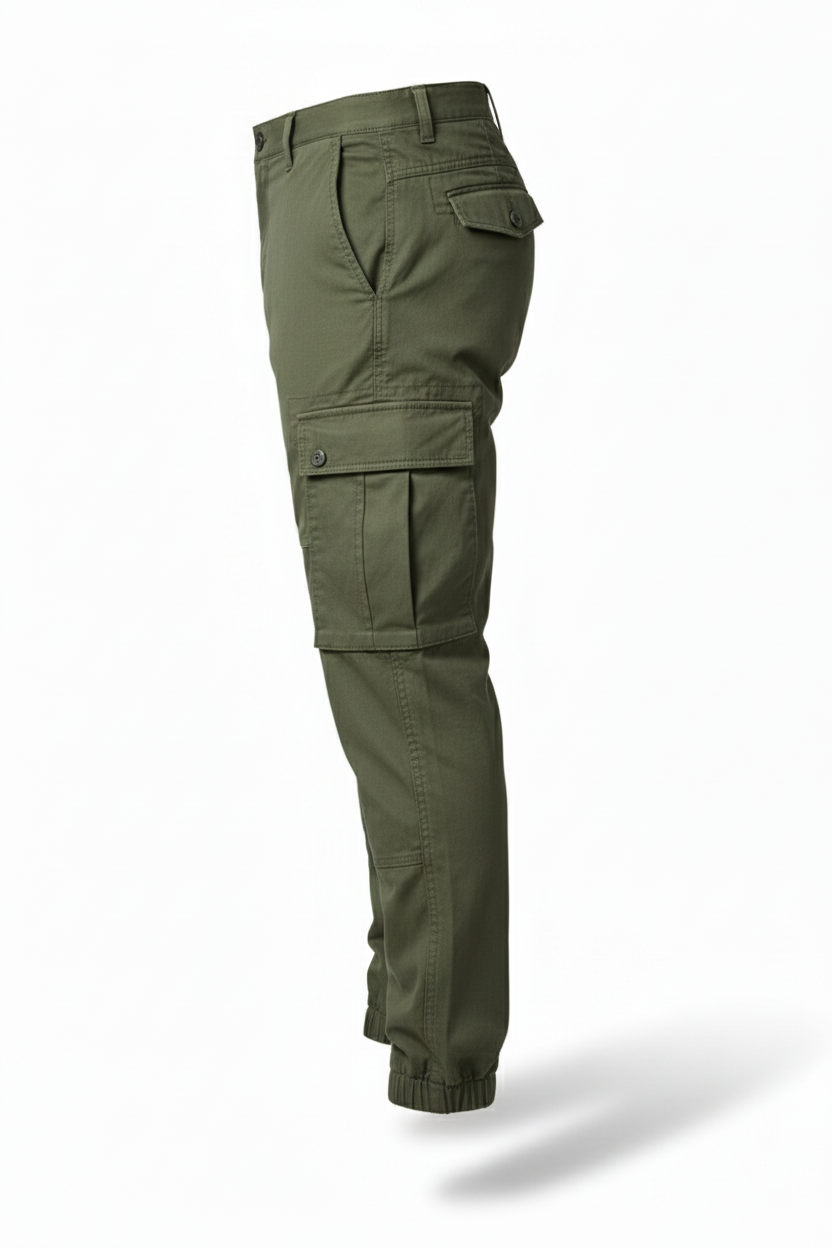 Cargo Moscou Kaki : Coupe ajustée & fresh attitude