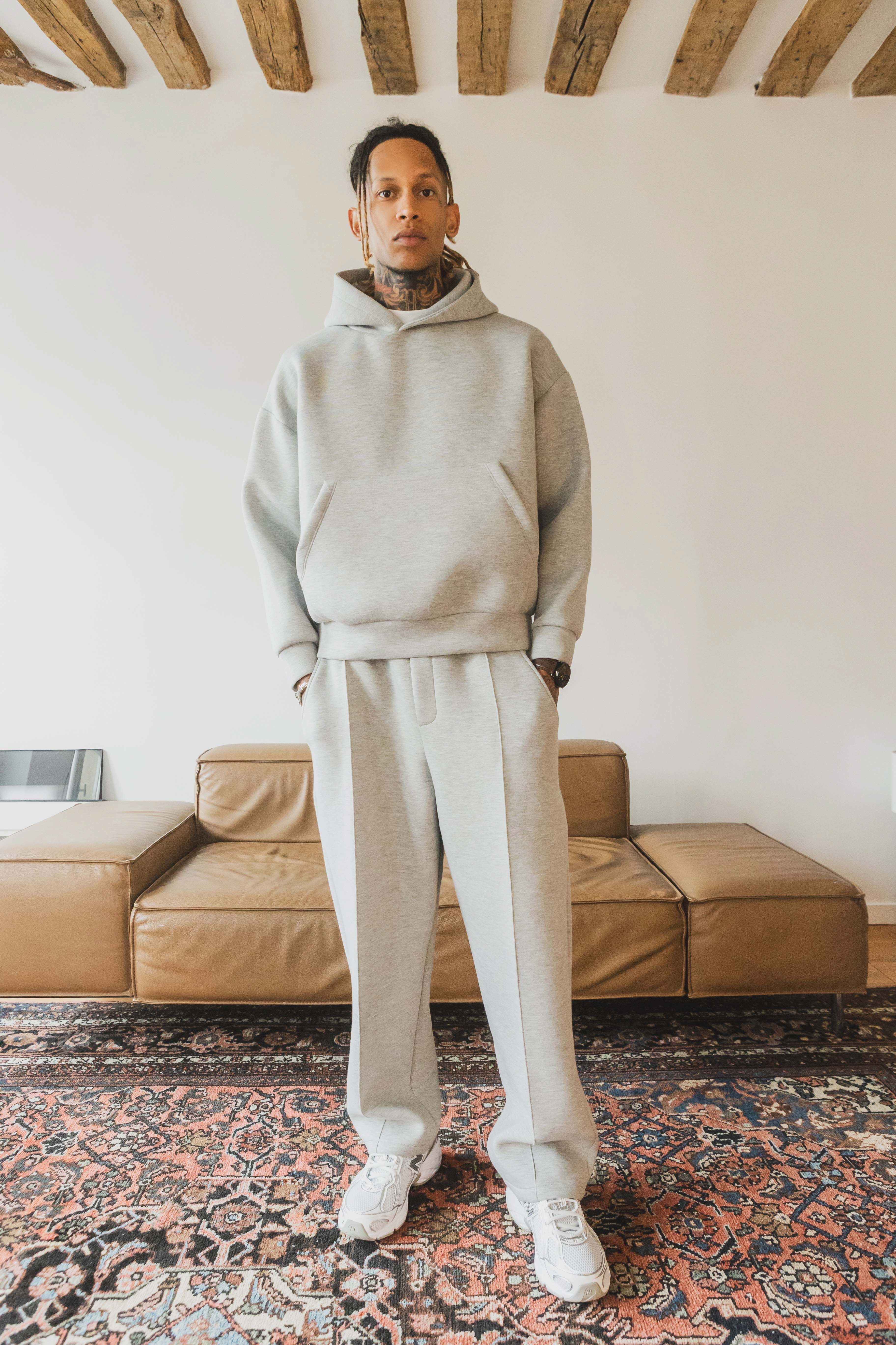 Ensemble Jogging Arsenal Gris : Full Grey & Street