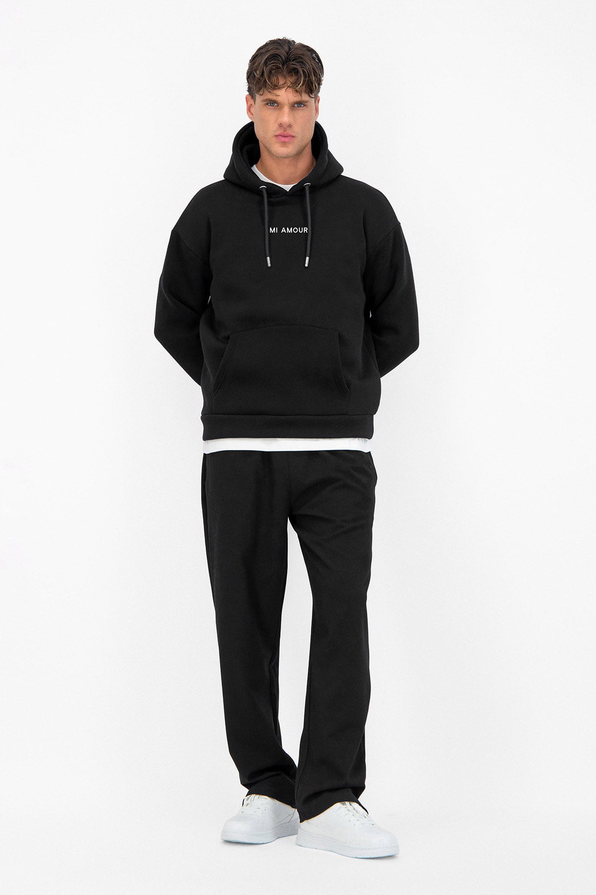 Sweat Amore Noir : Coupe Oversize & Style Love