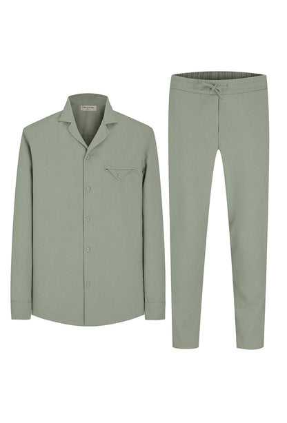 Ensemble Pantalon Antonio Ferrara Vert – L’élégance à l’italienne
