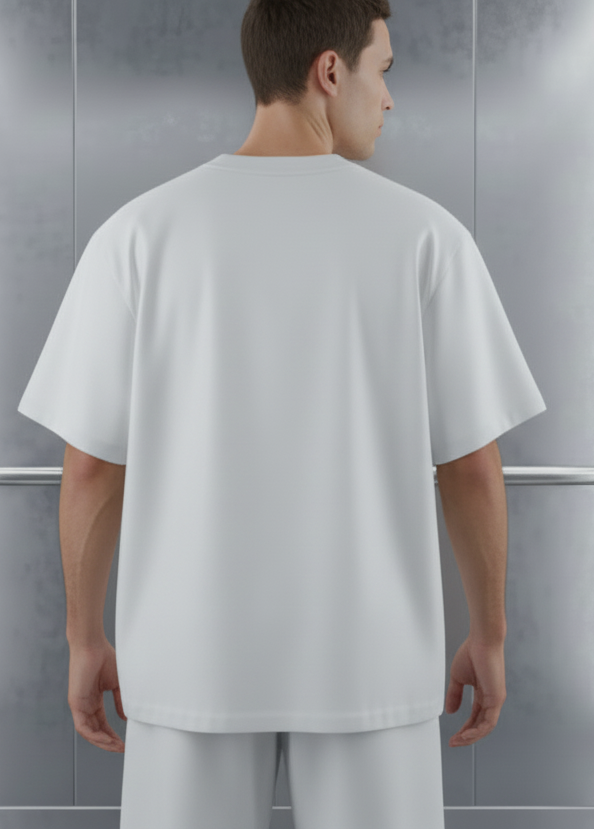 T-shirt Uni Blanc : Oversize & Premium