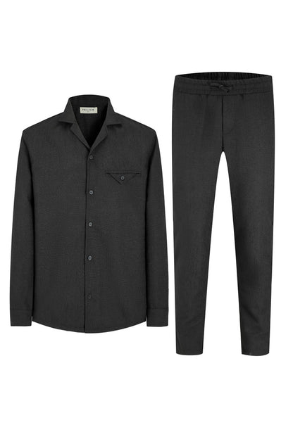 Ensemble Pantalon Antonio Ferrara Noir – L’élégance à l’italienne