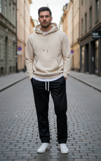 Pantalon Milan Noir : Coupe droite & Ligne tendance
