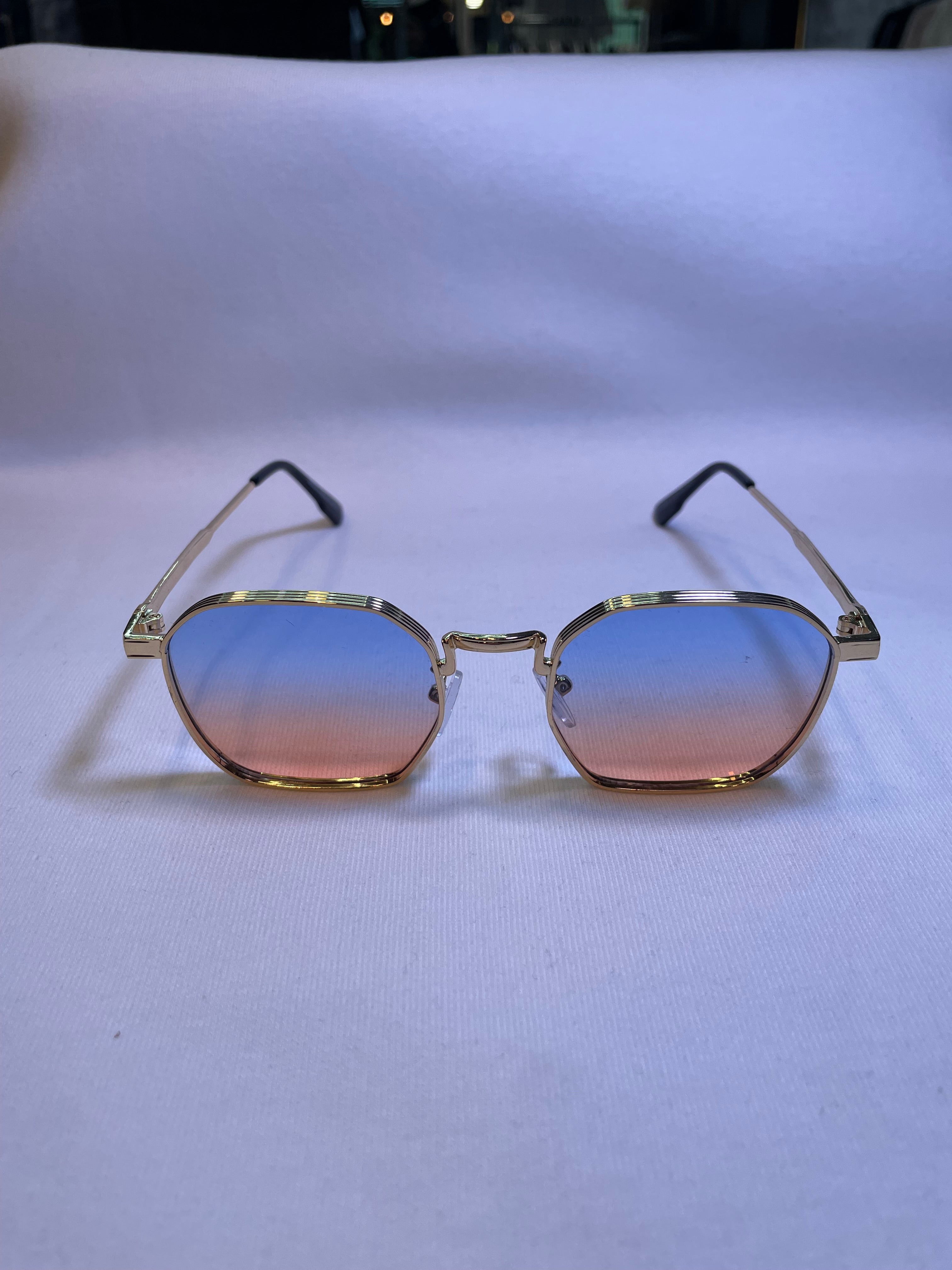Lunettes KEBLACK bleu et beige