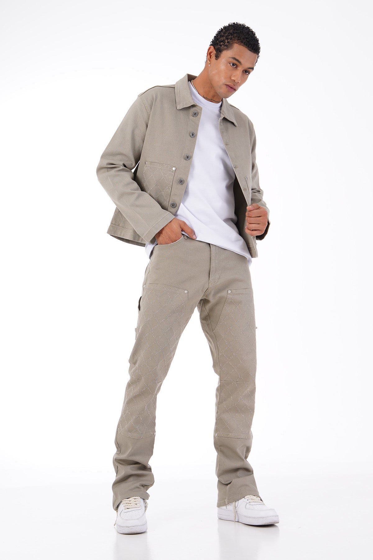 Ensemble Dushane Beige : Urban jeans & Prestance