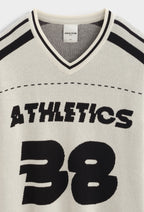 T-shirt 38 Athletics Beige : Coupe Oversive & London Style