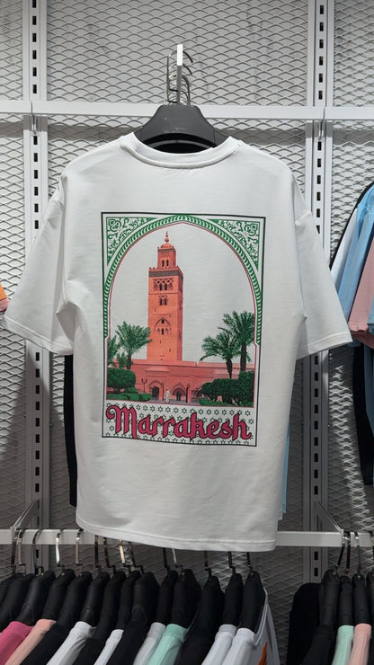 T-SHIRT Marrakech blanc
