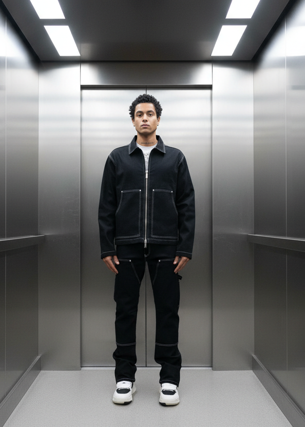 Ensemble Vito Corleone Noir : Urban jeans & Prestance