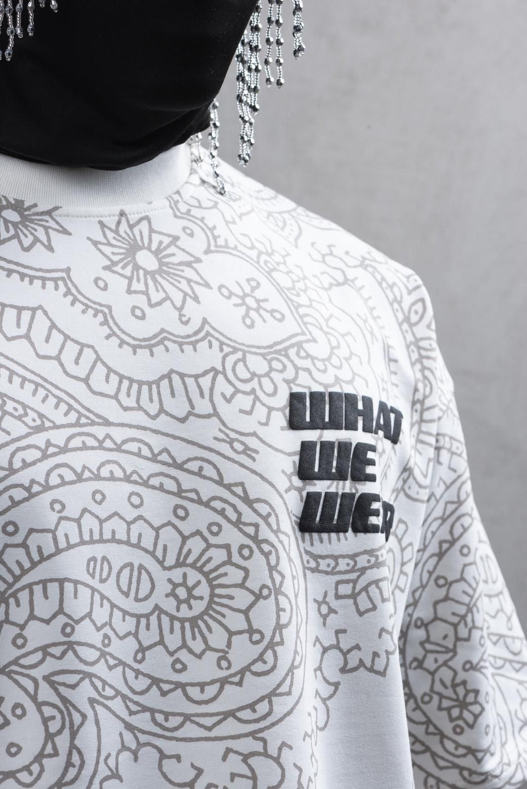 T-shirt What We Wear Blanc : Coupe Oversive & London Style