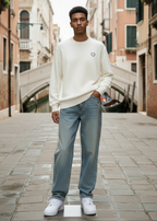Pull Venise Blanc : Love & Style