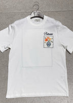 T-shirt Palazzo Flowers Blanc : Coupe droite & Style minimaliste