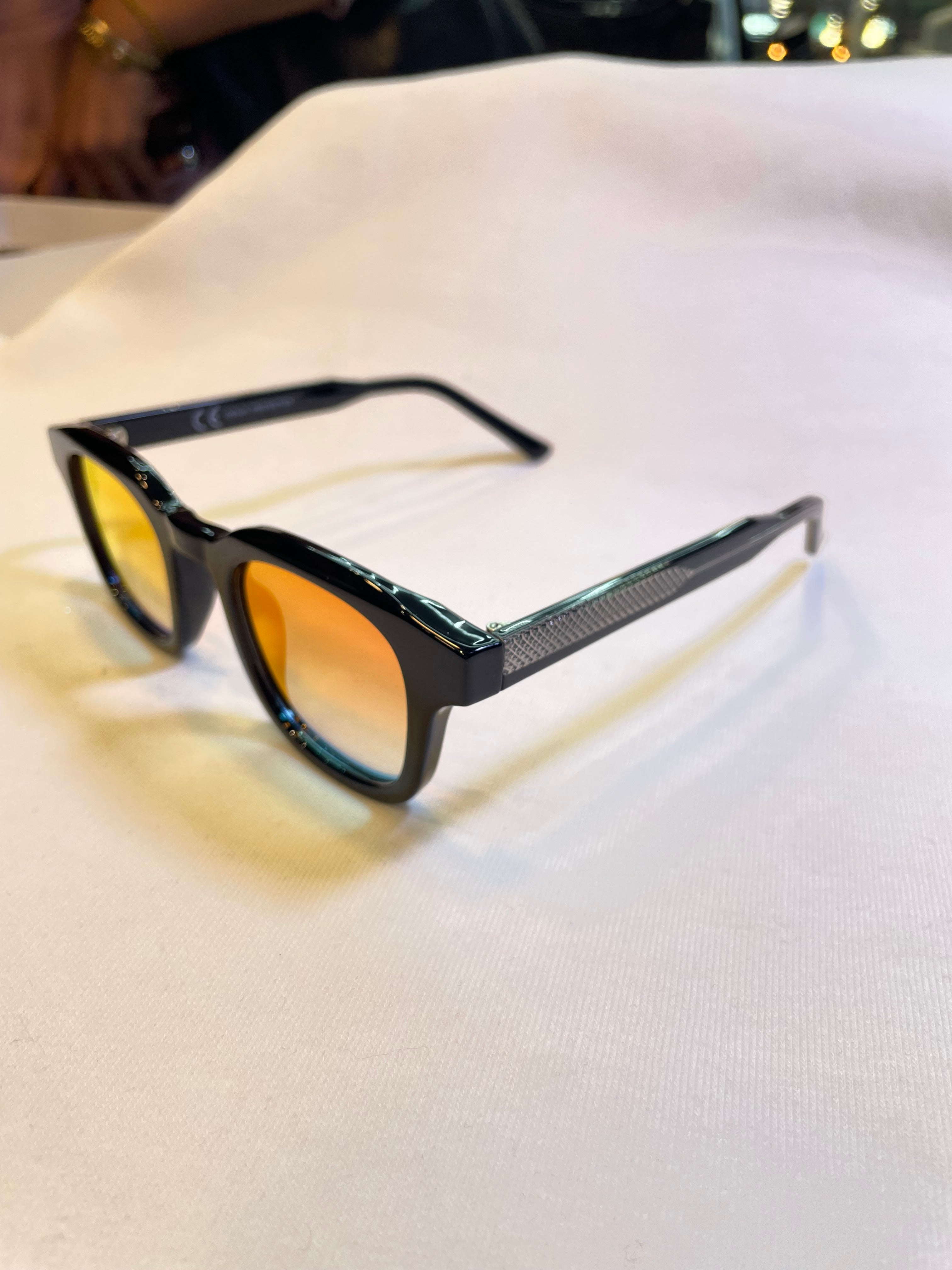 Lunettes TIMAL Noir : verre Orange