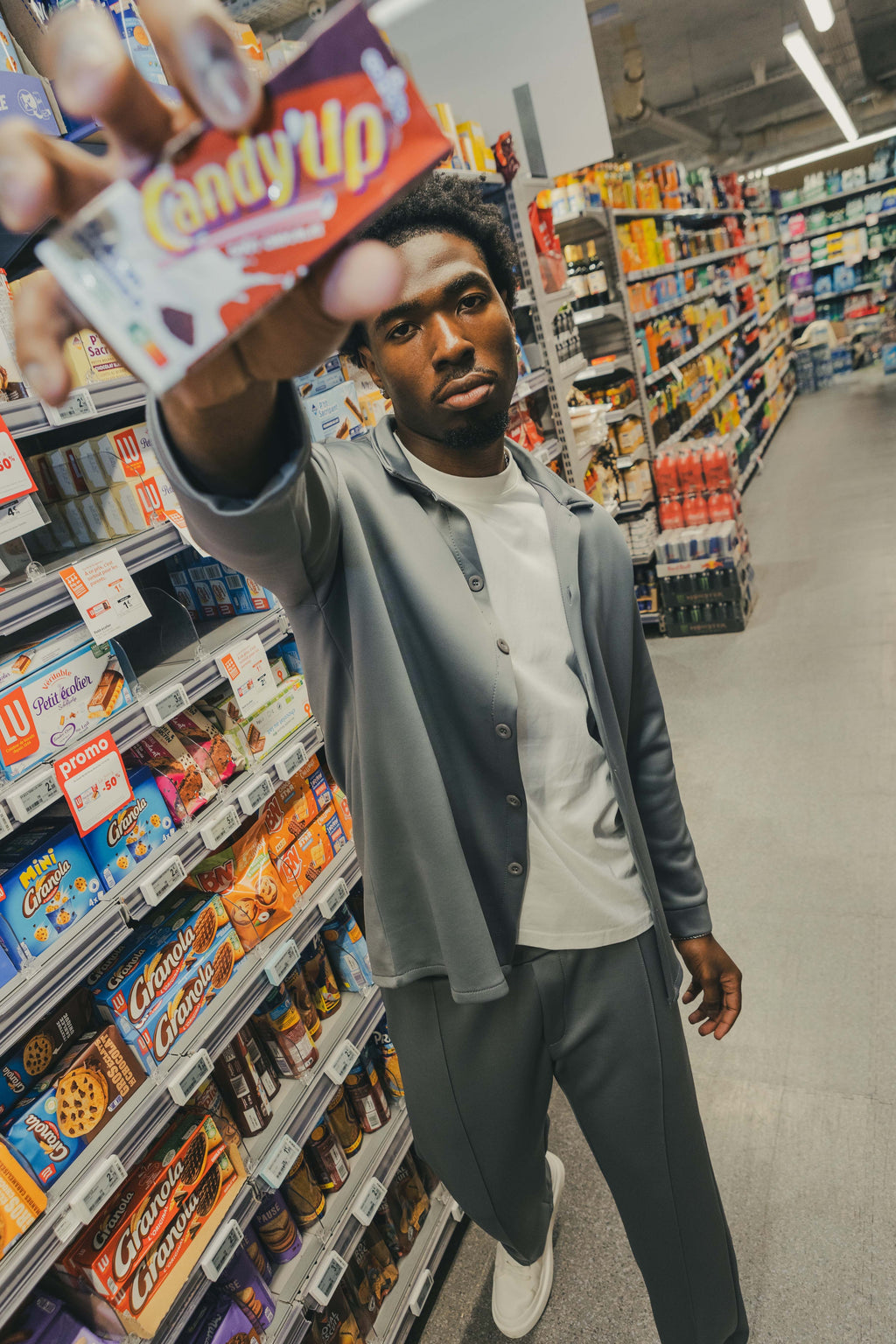 Ensemble STRINGER BELL Gris – Street Smart & Full Flow