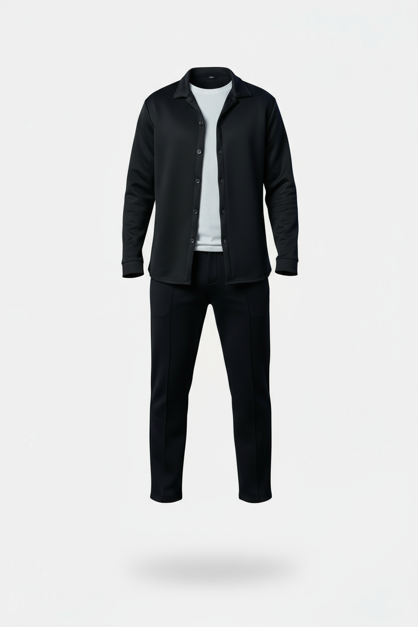 Ensemble STRINGER BELL Noir – Street Smart & Full Flow