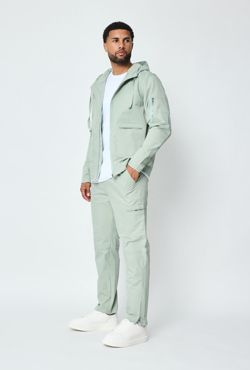 Ensemble TUPAC Vert - Loyal, Street en Capuche