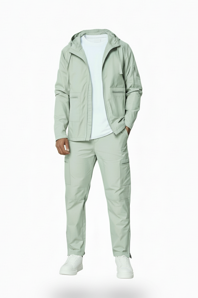 Ensemble 2Pac Vert - Loyal, Street en Capuche