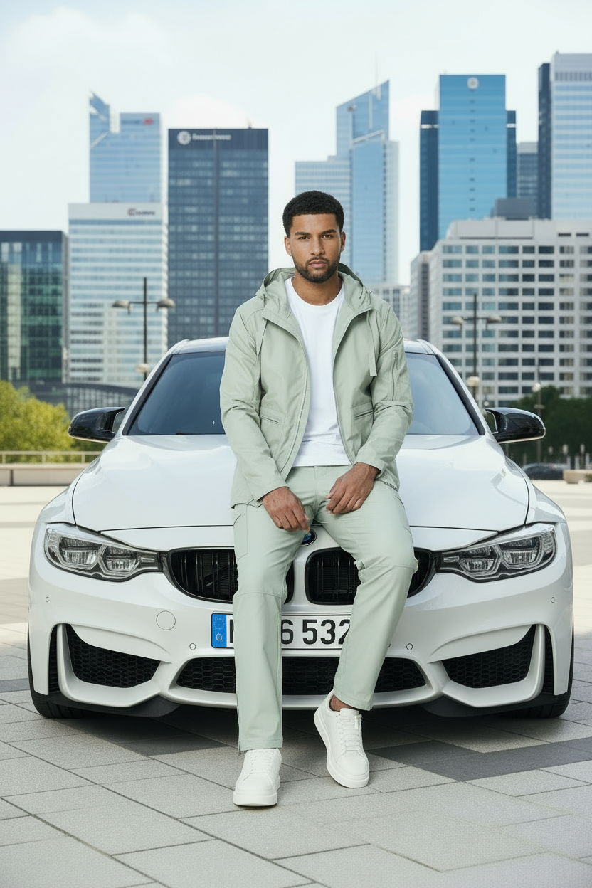 Ensemble 2Pac Vert - Loyal, Street en Capuche