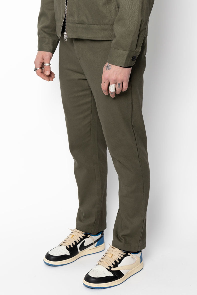 Ensemble MEHDI Vert Kaki – Flow discret & Prestance