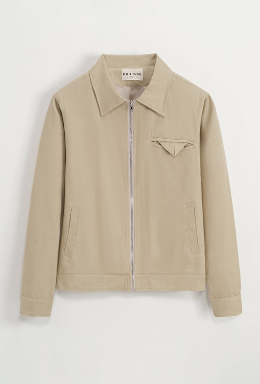 Ensemble MEHDI Beige – Flow discret & Prestance