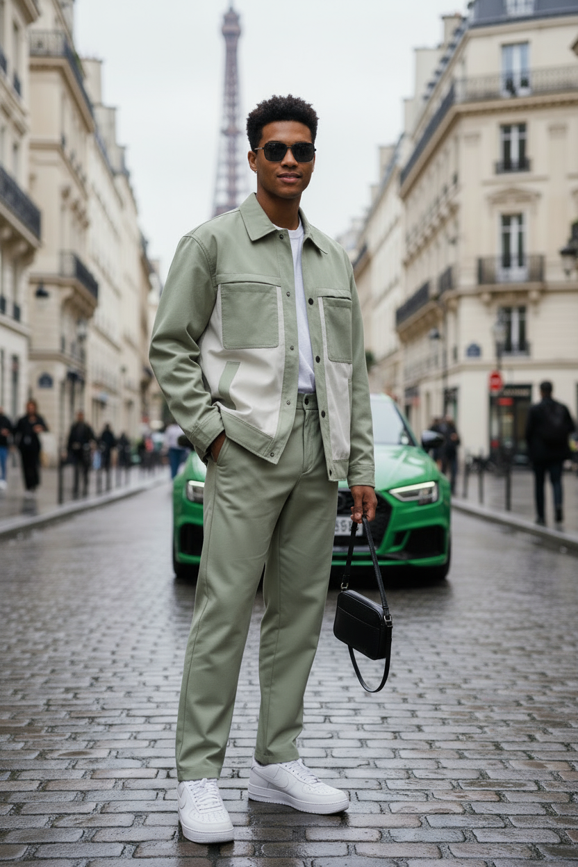 Ensemble Gallardo Beige – Flow propre & Bizness discrets