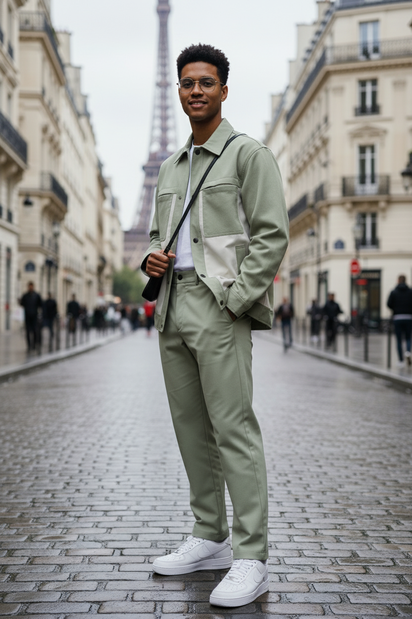 Ensemble Gallardo Beige – Flow propre & Bizness discrets