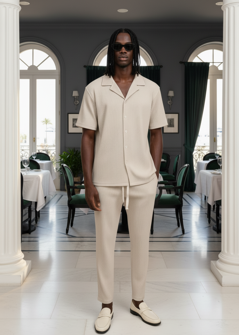 Ensemble Abagnale Beige : Fluide & Chill