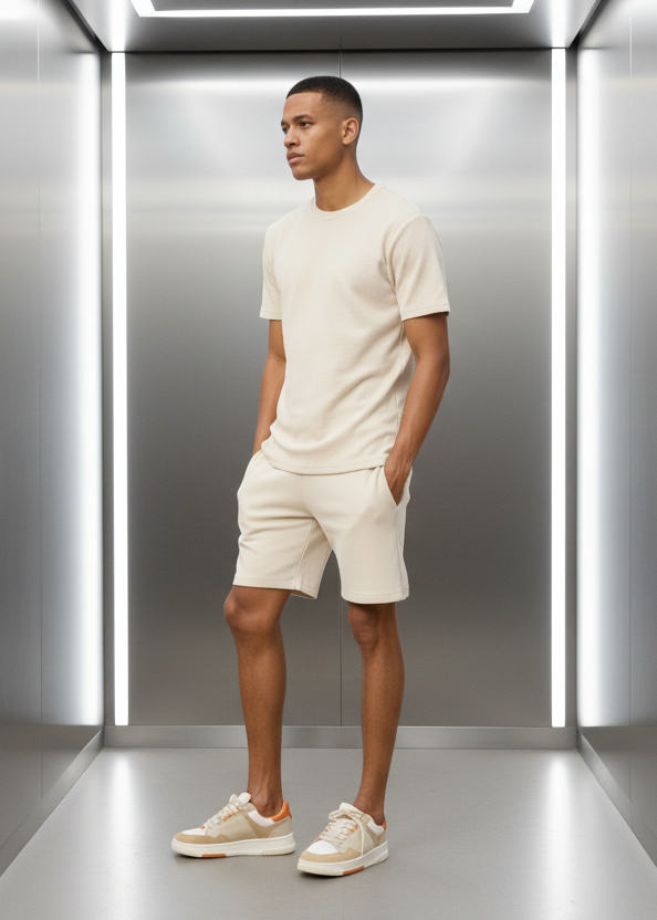 Ensemble Dystinct Beige : Chill and Urbain