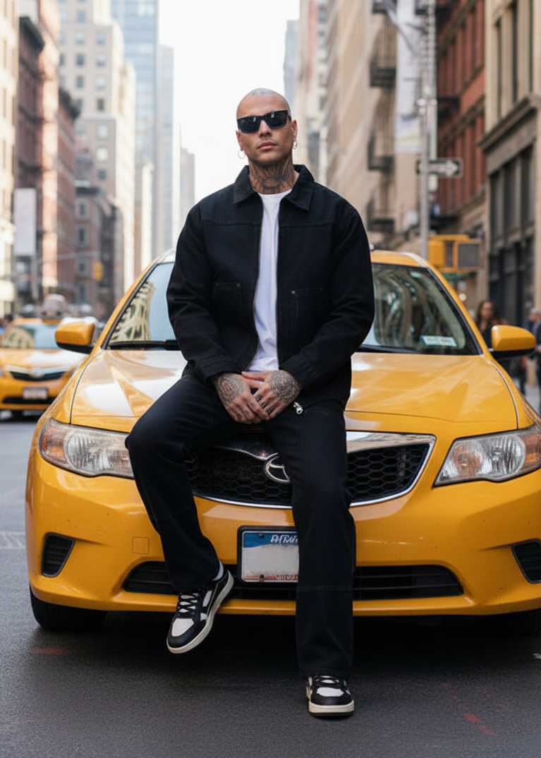Ensemble Dillinger Noir : Urban jeans & Prestance