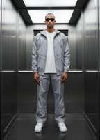 Ensemble Jogging Manchester Style Gris : Oversize Grey & Dark Line