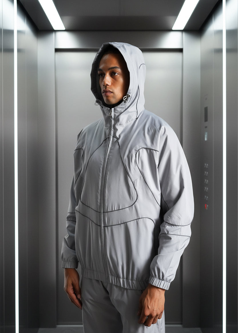 Ensemble Jogging Manchester Style Gris : Oversize Grey & Dark Line