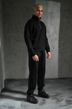 Ensemble Jogging Nanterre Noir : Full Black & Zip