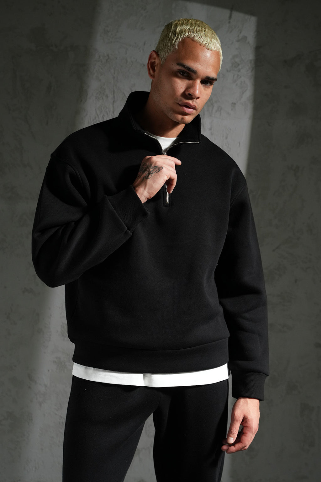 Ensemble Jogging Nanterre Noir : Full Black & Zip
