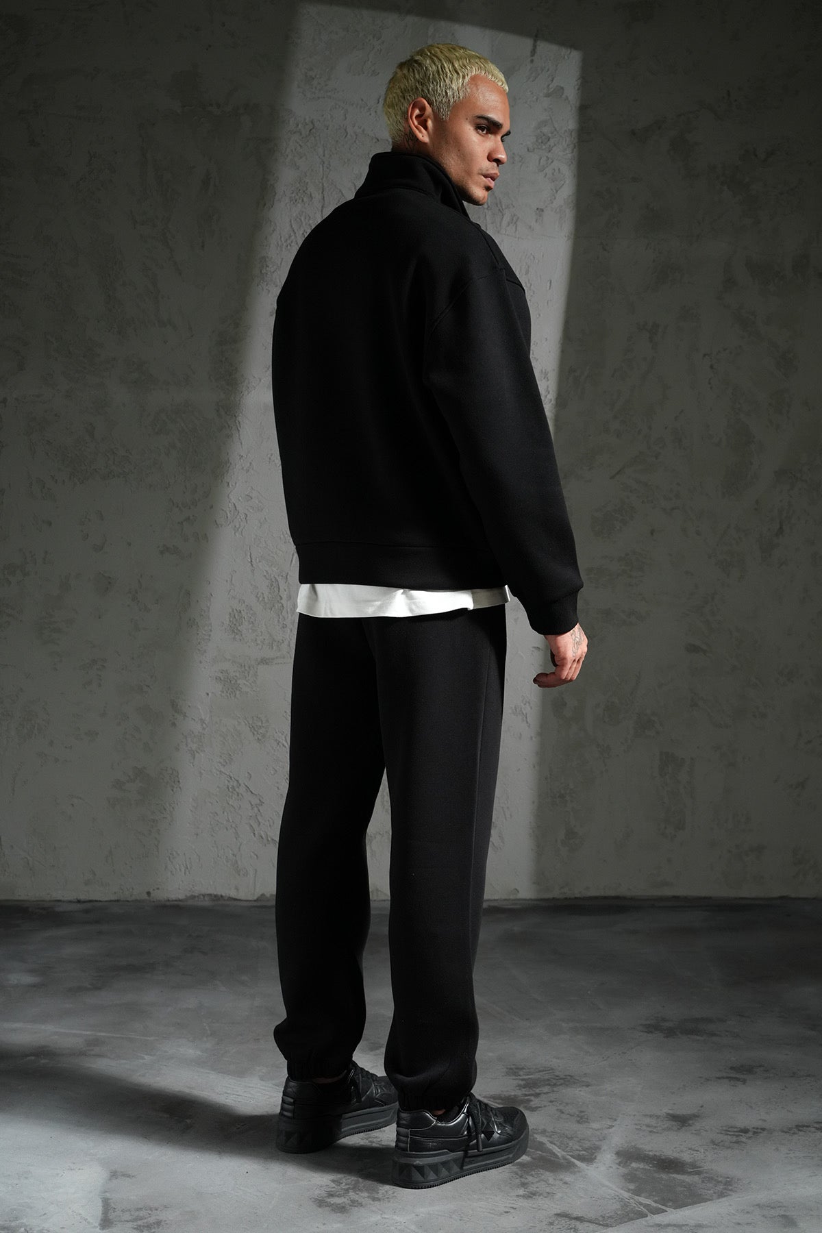 Ensemble Jogging Nanterre Noir : Full Black & Zip