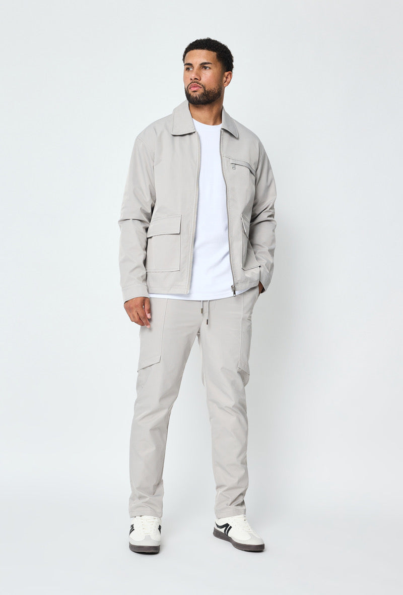 Ensemble Marlo Gris Perle : Style & Prestance