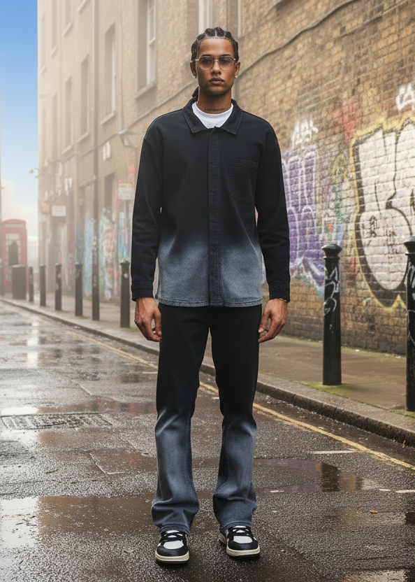 Ensemble New Castle Noir  : Urban jeans & Prestance