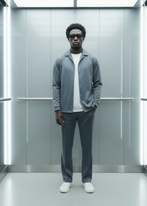 Ensemble STRINGER BELL Gris : Street Smart & Full Flow
