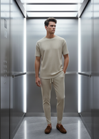 Ensemble Tommy Shelby Beige : Streetwear Côtelé