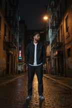 Ensemble Tony Rivetti Bleu : Urban jeans & Prestance