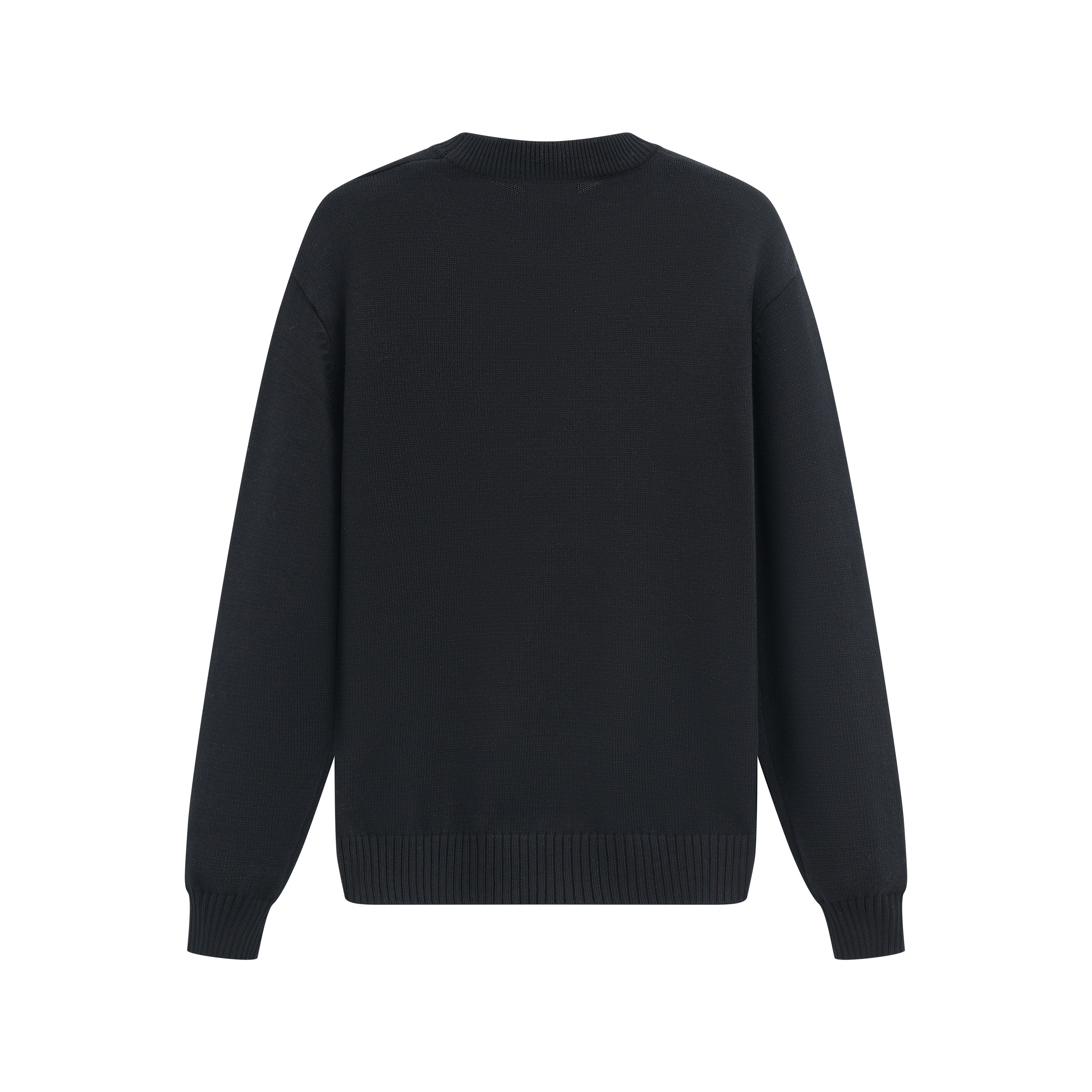 Pull Venise Noir - Uni & Double Cœur