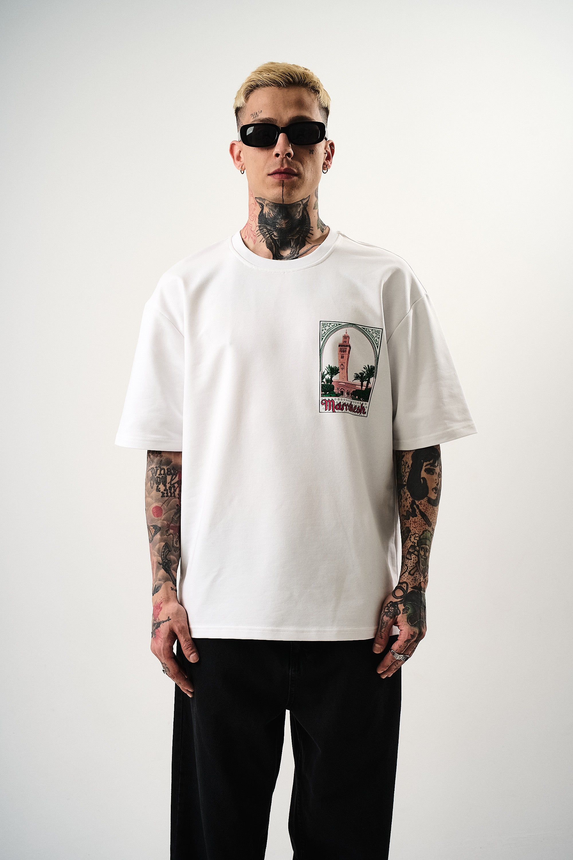 T-SHIRT Marrakech blanc