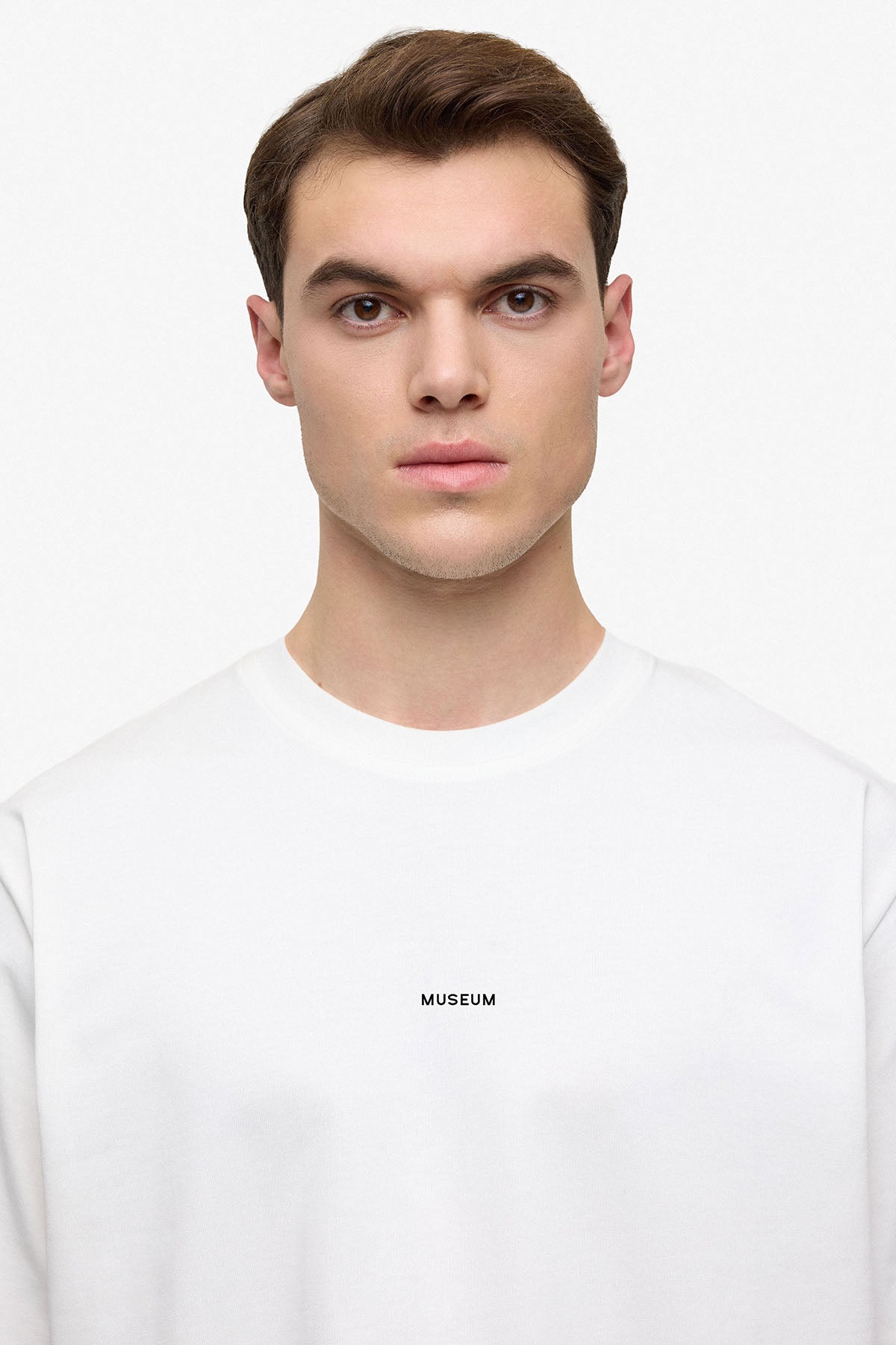T-shirt Joconde Blanc : Oversize & Art Mode
