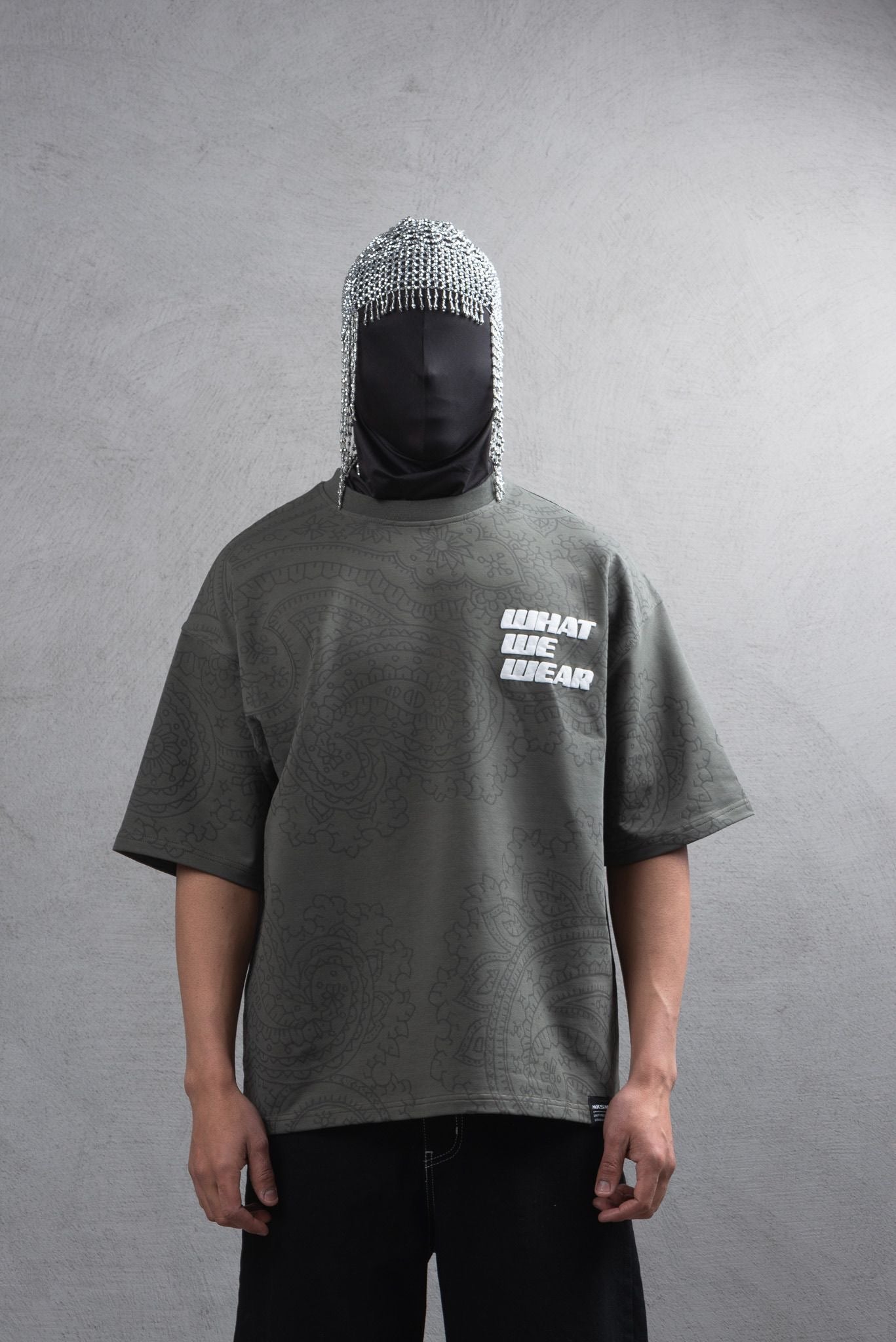 T-shirt What We Wear Vert : Coupe Oversive & London Style