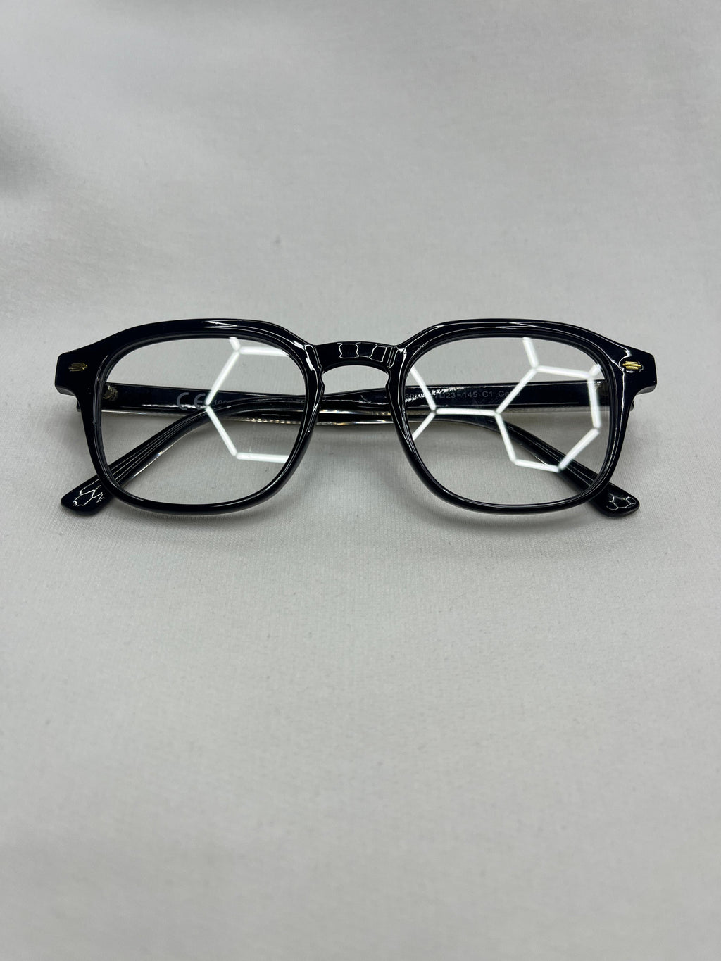 Lunettes TIMAL Gold Noir transparente