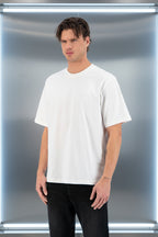T-shirt LOVE Full Blanc : Coupe oversize