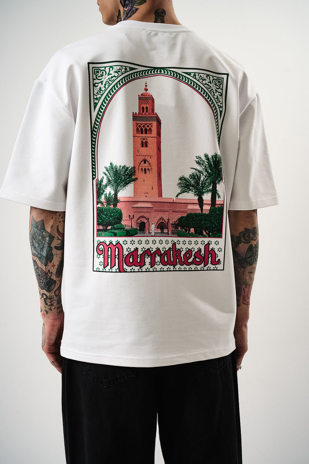 T-SHIRT Marrakech blanc