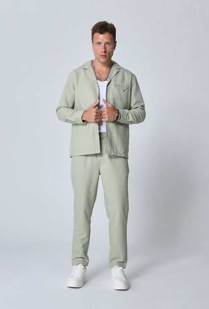 Ensemble Pantalon Antonio Ferrara Vert – L’élégance à l’italienne
