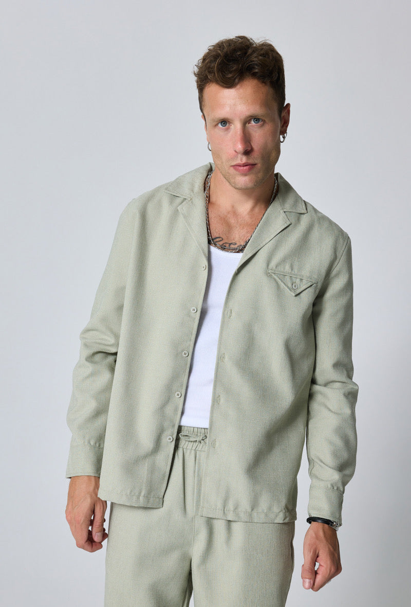 Ensemble Antonio Ferrara Vert – L’élégance à l’italienne