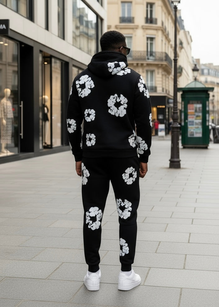 Ensemble Young Thug Noir : Flowers, Street & Légendaire